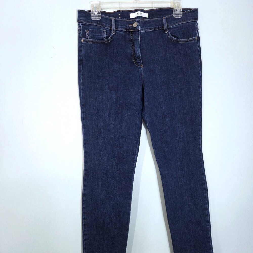 NWOT Brax Shakira Medium Wash Straight Skinny Jeans Size 6